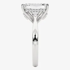 Grown Gorgeous F, Vs2 Womens 3 1/2 CT. T.W Lab Grown White Diamond 14K Gold or Platinum Radiant-cut Engagement Ring