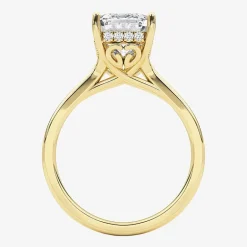 Grown Gorgeous F, Vs2 Womens 3 1/2 CT. T.W Lab Grown White Diamond 14K Gold or Platinum Radiant-cut Engagement Ring