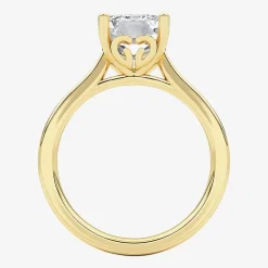 Grown Gorgeous (F, Vs2) Womens 2 1/4 CT. T.W. Lab Grown White Diamond 14K Gold or Platinum Radiant-cut Solitaire Engagement Ring