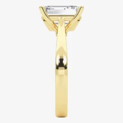 Grown Gorgeous (F, Vs2) Womens 2 1/4 CT. T.W. Lab Grown White Diamond 14K Gold or Platinum Radiant-cut Solitaire Engagement Ring