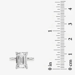 Grown Gorgeous (F / Vs2) Womens 4 1/2 CT. T.W. Lab Grown White Diamond 14K Gold Solitaire Engagement Ring