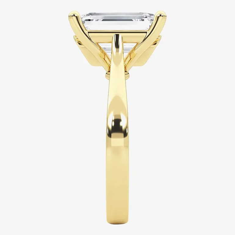 Grown Gorgeous (F / Vs2) Womens 4 1/2 CT. T.W. Lab Grown White Diamond 14K Gold Solitaire Engagement Ring