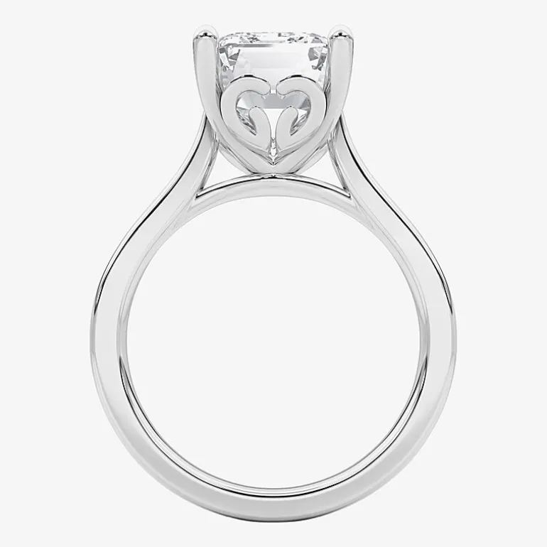 Grown Gorgeous (F / Vs2) Womens 4 1/2 CT. T.W. Lab Grown White Diamond 14K Gold Solitaire Engagement Ring