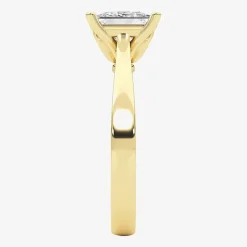 Grown Gorgeous (F, Vs2) Womens 2 1/4 CT. T.W. Lab Grown White Diamond 14K Gold or Platinum Princess-cut Solitaire Engagement Ring
