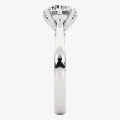 Grown Gorgeous (F,Vs2) Womens 2 1/4 CT. T.W. Lab Grown White Diamond 14K Gold or Platinum Round Solitaire Engagement Ring