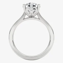 Grown Gorgeous (F,Vs2) Womens 2 1/4 CT. T.W. Lab Grown White Diamond 14K Gold or Platinum Round Solitaire Engagement Ring
