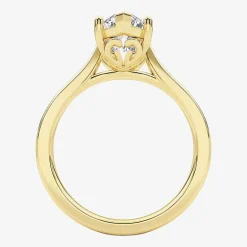 Grown Gorgeous (F / Vs2) Womens 2 1/4 CT. T.W. Lab Grown White Diamond 14K Gold Marquise Solitaire Engagement Ring