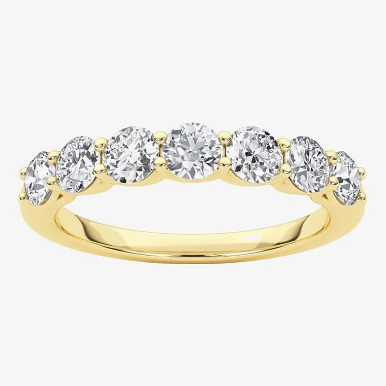 Grown Gorgeous (F,Vs2) Womens 1 CT. T.W. Lab Grown White Diamond 14K Gold or Platinum Wedding Band