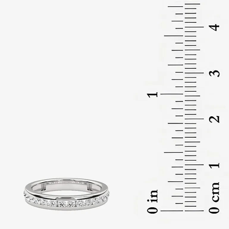Grown Gorgeous (F, Vs2) Womens 1/2 CT. T.W. Lab Grown White Diamond 14K Gold or Platinum Anniversary Wedding Band