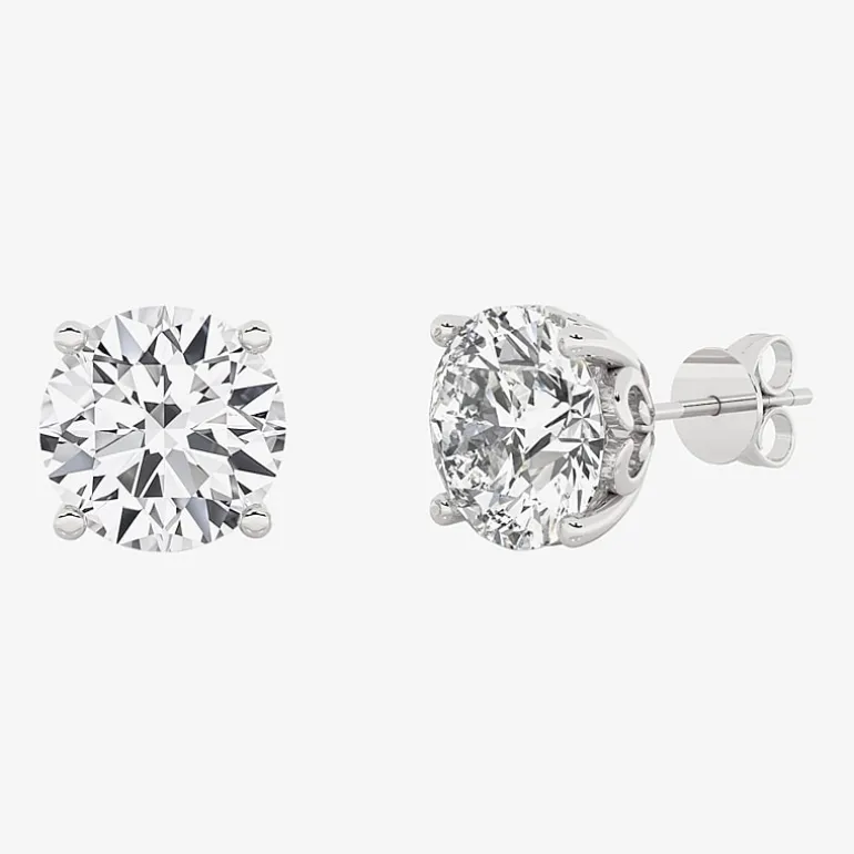 Grown Gorgeous (Vs2,F) 4 1/2 CT. T.W. Lab-Grown Diamond 14K Gold or Platinum 6.7mm Round Stud Earrings