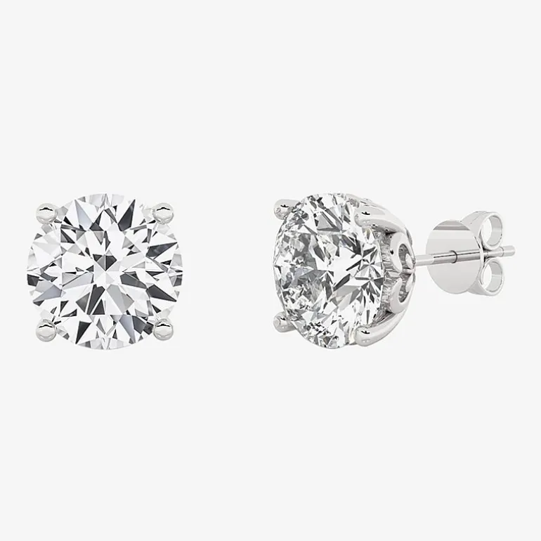 Grown Gorgeous (Vs2,F) 4 1/2 CT. T.W. Lab-Grown Diamond 14K Gold or Platinum 6.7mm Round Stud Earrings