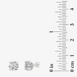 Grown Gorgeous (Vs2,F) 4 1/2 CT. T.W. Lab-Grown Diamond 14K Gold or Platinum 6.7mm Round Stud Earrings