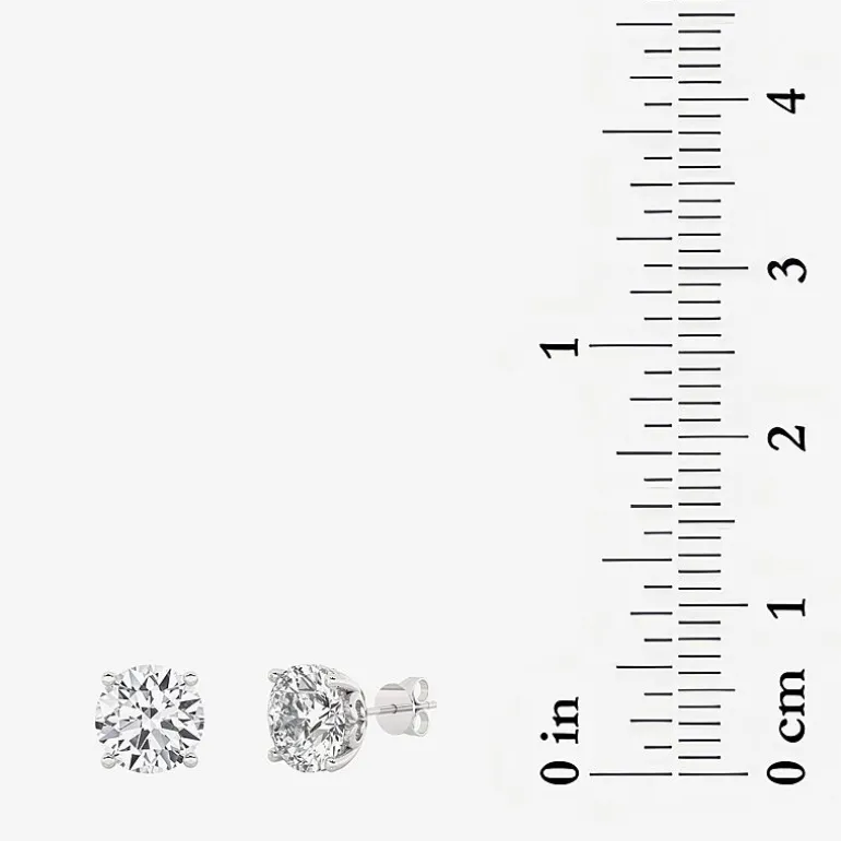 Grown Gorgeous (Vs2,F) 4 1/2 CT. T.W. Lab-Grown Diamond 14K Gold or Platinum 6.7mm Round Stud Earrings