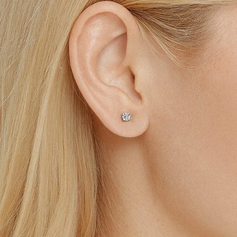 Grown Gorgeous (Vs2,F) 4 1/2 CT. T.W. Lab-Grown Diamond 14K Gold or Platinum 6.7mm Round Stud Earrings