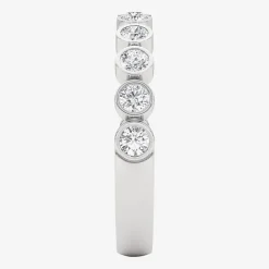 Grown Gorgeous Womens 1/2 CT. T.W. Lab Grown White Diamond 14K Gold or Platinum Anniversary Wedding Band