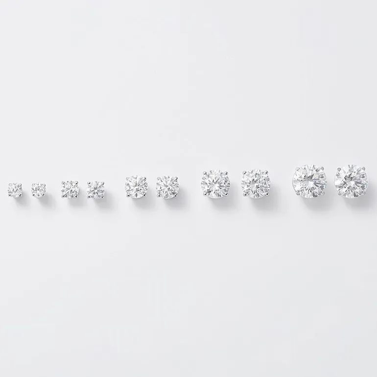 ( G/SI1-SI2 ) 1/4 CT. T.W. Lab-Grown Diamond 14K Gold Round Stud Earrings