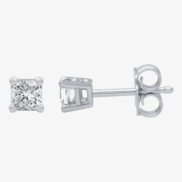 ( G/SI1-SI2 ) 1/4 CT. T.W. Lab-Grown Diamond 14K Gold Round Stud Earrings