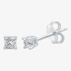 ( G/SI1-SI2 ) 1/4 CT. T.W. Lab-Grown Diamond 14K Gold Round Stud Earrings