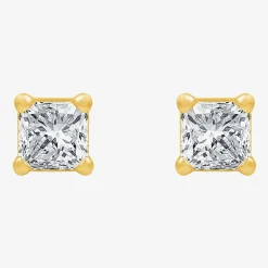 ( G/SI1-SI2 ) 1/4 CT. T.W. Lab-Grown Diamond 14K Gold Round Stud Earrings