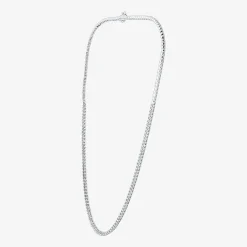 (G / Si1-Si2) Womens 3 CT.T.W. Lab Grown White Diamond Sterling Silver 18 Inch Tennis Necklace
