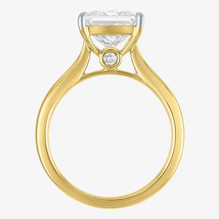 (G / Si1-Si2) Womens 3 CT. T.W. Lab Grown White Diamond Engagement Ring