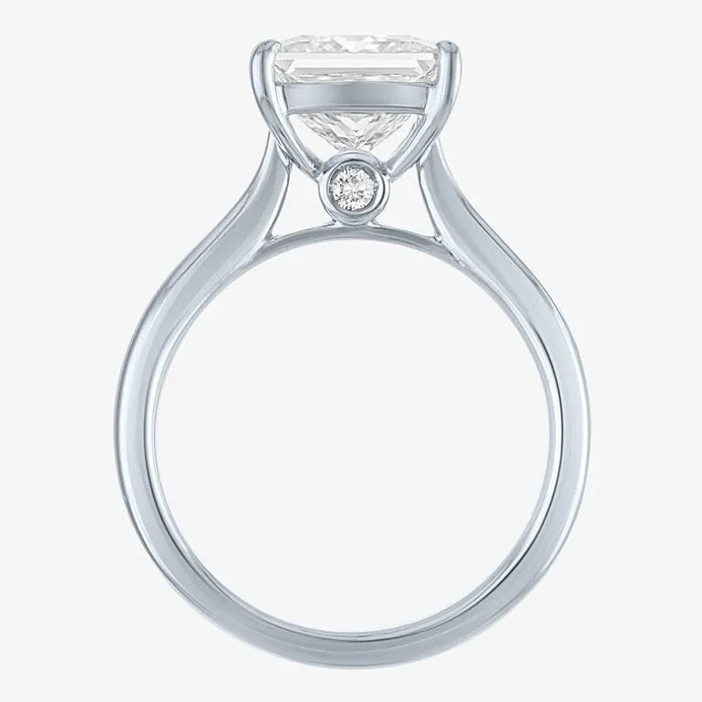 (G / Si1-Si2) Womens 3 CT. T.W. Lab Grown White Diamond Engagement Ring
