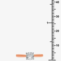 (G / SI2) Womens 3/4 CT. Lab-Grown White Diamond 10K Gold or 14K Gold Round Solitaire Engagement Ring