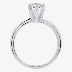 (G / SI2) Womens 2 CT. Lab-Grown White Diamond 14K Gold Marquise Solitaire Engagement Ring