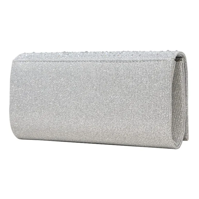 Gunne Sax by Jessica McClintock Chloe Scattered Stones Clutch Beaded Evening Bag