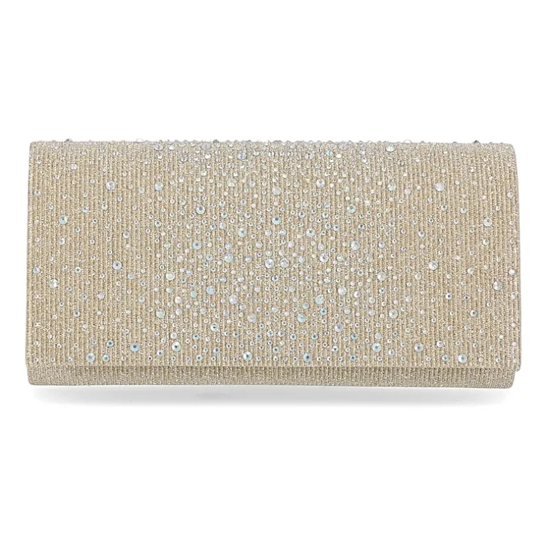 Gunne Sax by Jessica McClintock Chloe Scattered Stones Clutch Beaded Evening Bag