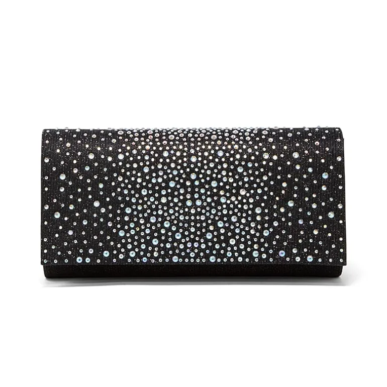 Gunne Sax by Jessica McClintock Chloe Scattered Stones Clutch Beaded Evening Bag
