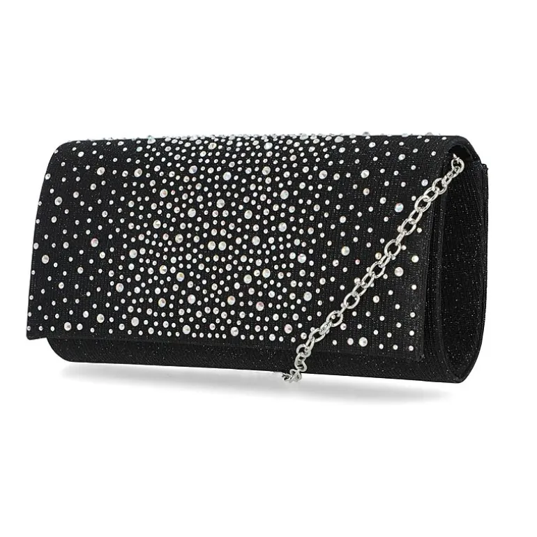Gunne Sax by Jessica McClintock Chloe Scattered Stones Clutch Beaded Evening Bag