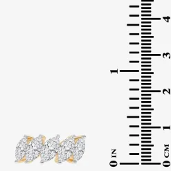(G / Vs2-Si2) Womens 2 1/2 CT. T.W. Lab Grown White Diamond 14K Gold 5-Stone Anniversary Band