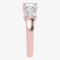 (G / Vs2-Si2) Womens 2 1/2 CT. T.W. Lab Grown White Diamond 14K Gold 5-Stone Anniversary Band
