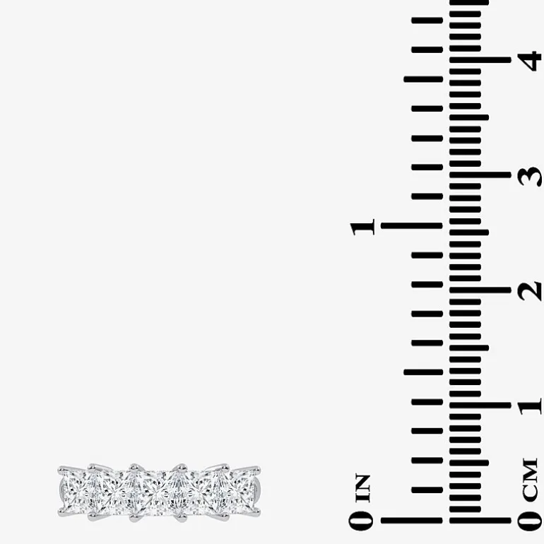 (G / Vs2-Si2) Womens 2 1/2 CT. T.W. Lab Grown White Diamond 14K Gold 5-Stone Anniversary Band