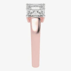 (G / Vs2-Si2) Womens 2 1/2 CT. T.W. Lab Grown White Diamond 14K Gold 5-Stone Anniversary Band