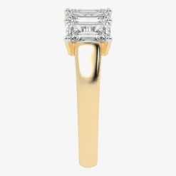 (G / Vs2-Si2) Womens 2 1/2 CT. T.W. Lab Grown White Diamond 14K Gold 5-Stone Anniversary Band