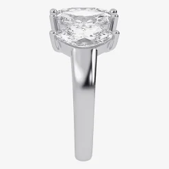 (G / Vs2-Si2) Womens 2 1/2 CT. T.W. Lab Grown White Diamond 14K Gold 5-Stone Anniversary Band