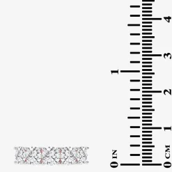 (G / Vs2-Si2) Womens 2 1/2 CT. T.W. Lab Grown White Diamond 14K Gold 5-Stone Anniversary Band