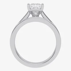 (G / Vs2-Si1) Womens 1 1/2 CT. T.W. Lab Grown White Diamond 10K Gold Side Stone Bridal Set