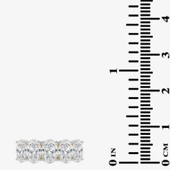 (G / Vs2-Si2) Womens 2 1/2 CT. T.W. Lab Grown White Diamond 14K Gold 5-Stone Anniversary Band