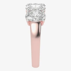 (G / Vs2-Si2) Womens 2 1/2 CT. T.W. Lab Grown White Diamond 14K Gold 5-Stone Anniversary Band