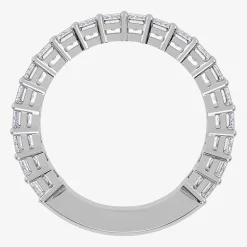 (G / Vs2-Si1) Womens 3.5MM 2 CT. T.W. Lab Grown White Diamond 14K Gold Wedding Band