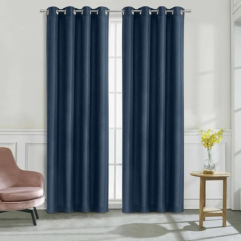 Habitat Abstract Grommet Top Light-Filtering Single Curtain Panel