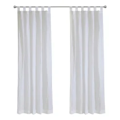 Habitat Crushed Tab Top Sheer Single Curtain Panel