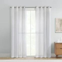Habitat Daphne Grommet Top Sheer Single Curtain Panel
