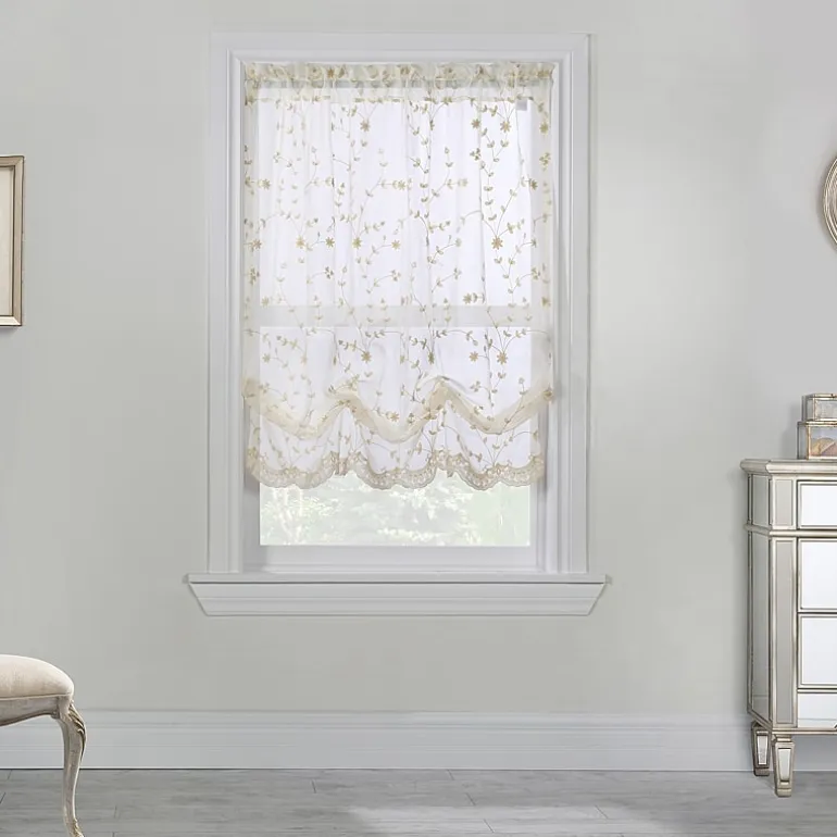 Habitat Grandeur Light-Filtering Rod Pocket Single Balloon Shade