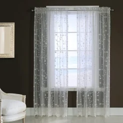 Habitat Grandeur Rod Pocket Light-Filtering Single Curtain Panel