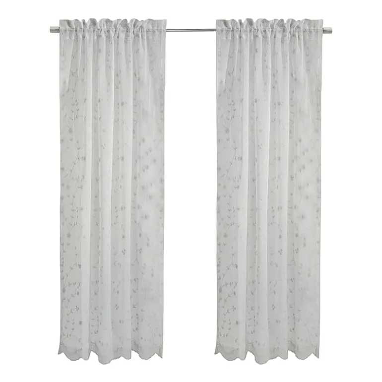 Habitat Grandeur Rod Pocket Light-Filtering Single Curtain Panel