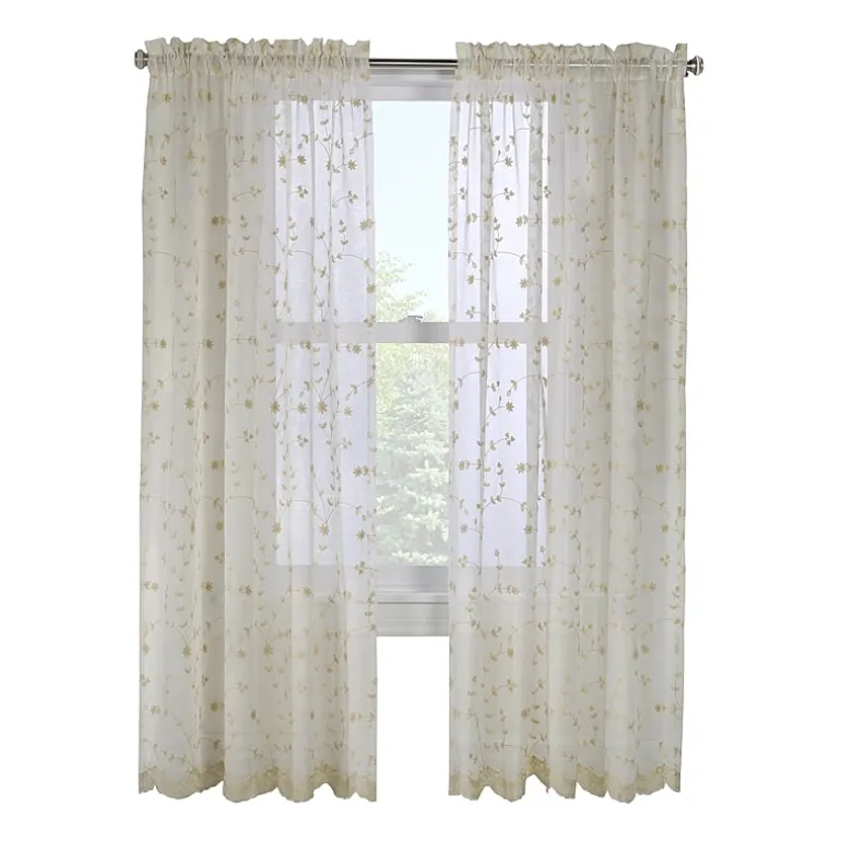 Habitat Grandeur Rod Pocket Light-Filtering Single Curtain Panel